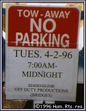 [JPG Image of No Parking Signs (10K)]